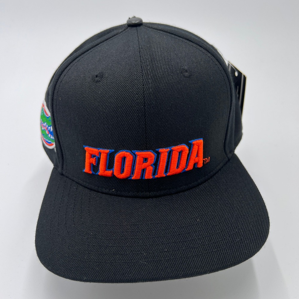 Pro Standard Florida Gators Black Snapback Hat Cap Embroidered Logo OSFA‎